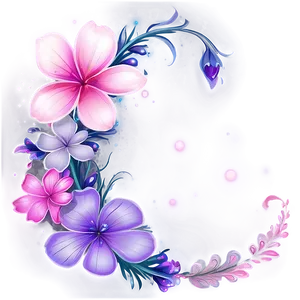 "petal Paradise: Dreamy Flower PNG" A