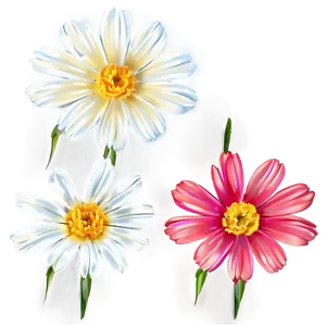 "petal Perfection: Artistic Flower PNG" C