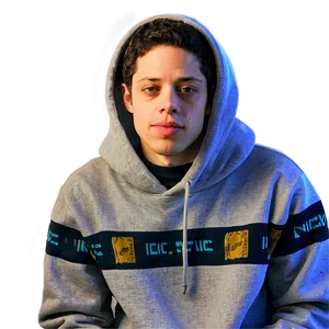 Pete Davidson Black And White Png 76 PNG image