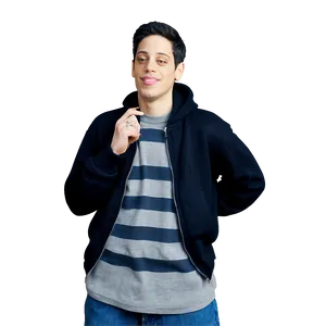 Pete Davidson In Hoodie PNG 06252024