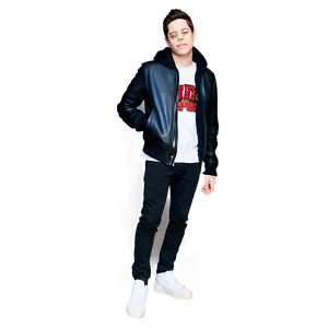 Pete Davidson In Leather Jacket PNG 06252024 PNG