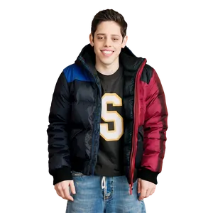 Pete Davidson In Winter Coat Png 14 PNG image