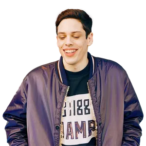 Pete Davidson Laughing PNG Tro
