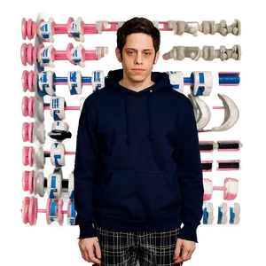 Pete Davidson Serious Pose Png 06252024 PNG image