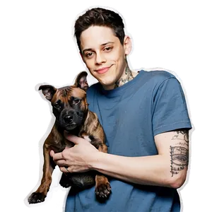 Pete Davidson With Dog Png 31 PNG image