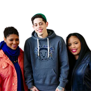 Pete Davidson With Fans PNG 87