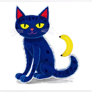 Pete The Cat And The Bad Banana Png 05252024 PNG image