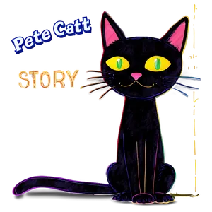 Pete The Cat Bedtime Story Png 36 PNG image