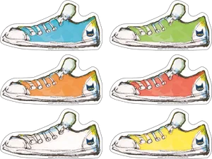 Pete The Cat Colored Shoes Stickers PNG image