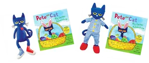Pete The Cat Easter Adventure Promotional Material PNG image