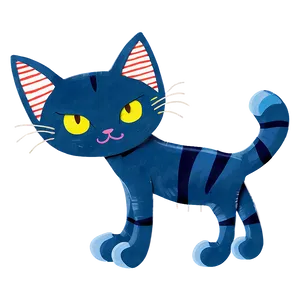 Pete The Cat Illustration Png 05252024 PNG image