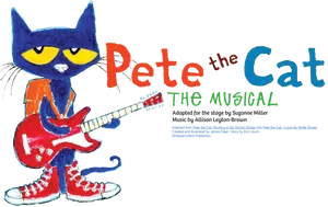 Pete The Cat Musical Promo PNG image