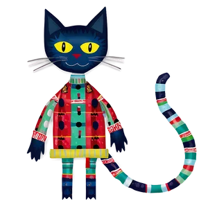 Pete The Cat Saves Christmas Png Tpa90 PNG image