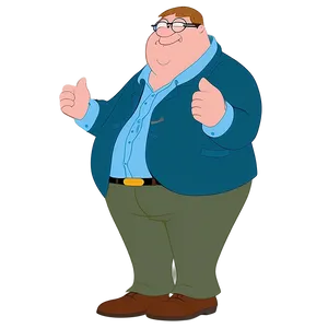 Peter Griffin Cartoon Character Png Gjc PNG image