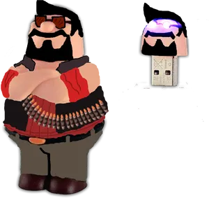 Peter Griffin Team Fortress Mashup PNG image