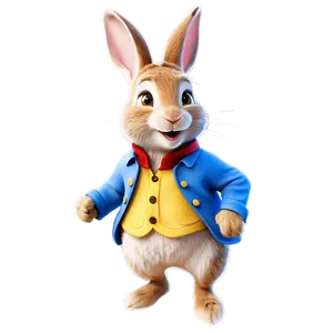 Peter Rabbit Cartoon Design PNG Xie PNG