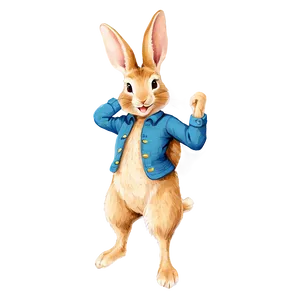 Peter Rabbit Illustration PNG 06262024