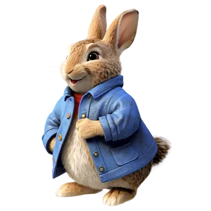 Peter Rabbit In Blue Jacket PNG 06262024 PNG