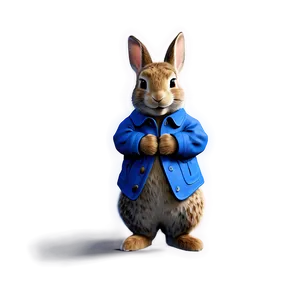 Peter Rabbit In Blue Jacket PNG Lco25 PNG