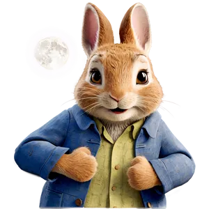 Peter Rabbit In The Moonlight PNG 06262024