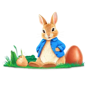 Peter Rabbit Story Time PNG 06262024