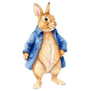 Peter Rabbit Watercolor Art PNG 41 PNG