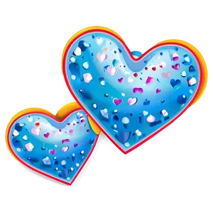 Petite Heart Illustration Png 06212024 PNG image