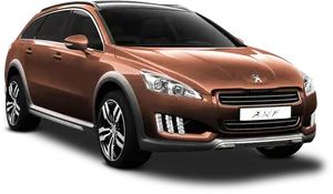 Peugeot R X H Brown S U V PNG image