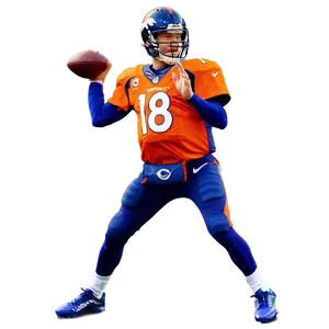 Peyton Manning In Action Png 06252024 PNG image