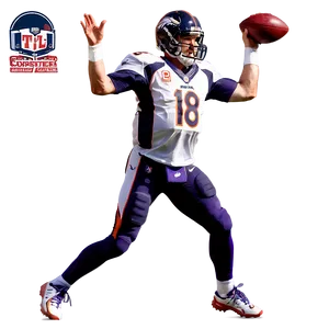 Peyton Manning In Action Png 06252024 PNG image