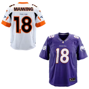 Peyton Manning Number 18 Jersey Png Vrh49 PNG image