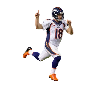 Peyton Manning Touchdown Celebration PNG 3