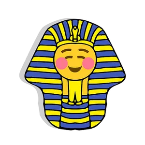 Pharaoh Emoji Mashup PNG