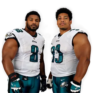 Philadelphia Eagles Defensive Line Png 05212024 PNG image