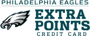 Philadelphia Eagles Extra Points Credit Card Logo PNG