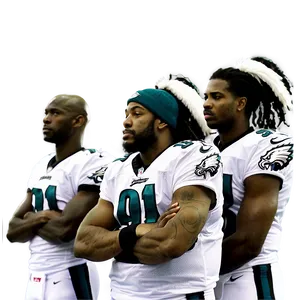 Philadelphia Eagles Team Huddle PNG Wbq