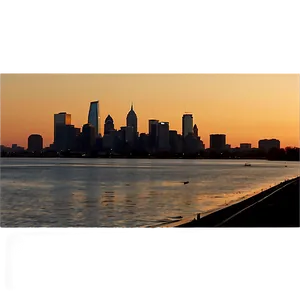 Philadelphia Skyline At Twilight PNG Kwu27