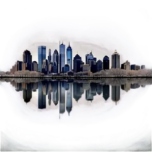 Philadelphia Skyline In Fog PNG 31