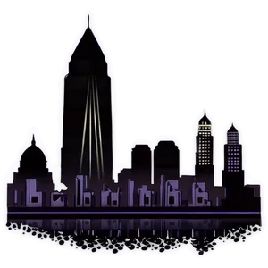 Philadelphia Skyline Silhouette Png 87 PNG image