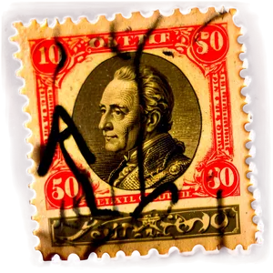 Philatelic Vintage Stamp PNG Doi