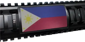 Philippine Flagon Military Rail PNG image