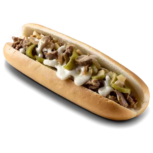 Philly Cheesesteak Sandwich PNG Kmq