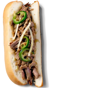 Philly Cheesesteak Sandwich PNG Phf87