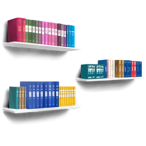 Philosophy Books On Shelf PNG Byw56 PNG