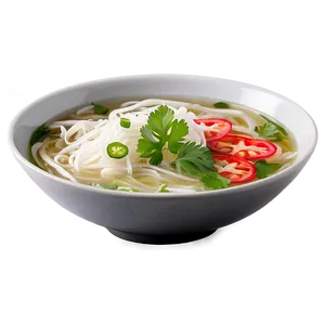 Pho In Ceramic Bowl PNG Tsv PNG