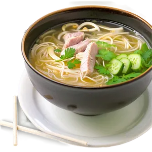 Pho Noodle Soup PNG Xjs6