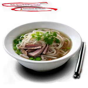 Pho Restaurant Special PNG Rmn PNG