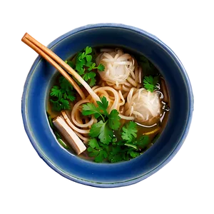 Pho Soup With Herbs Png 54 PNG image