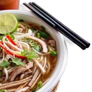 Pho With Crunchy Toppings Png 29 PNG image