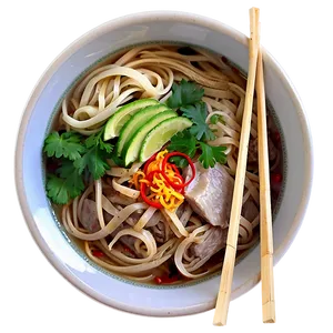 Pho With Egg Noodles PNG Rmv58 PNG